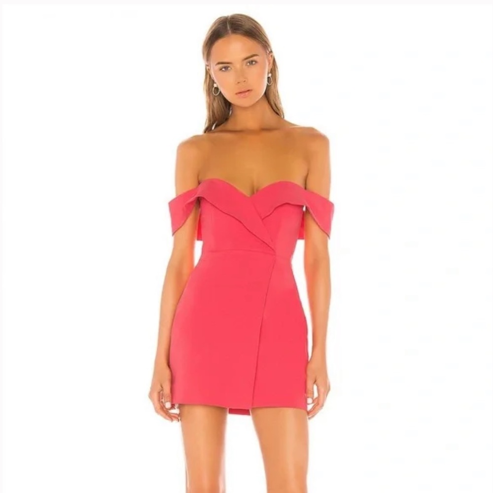 NDB Pink Ferreira Mini Dress from Revolve XXS